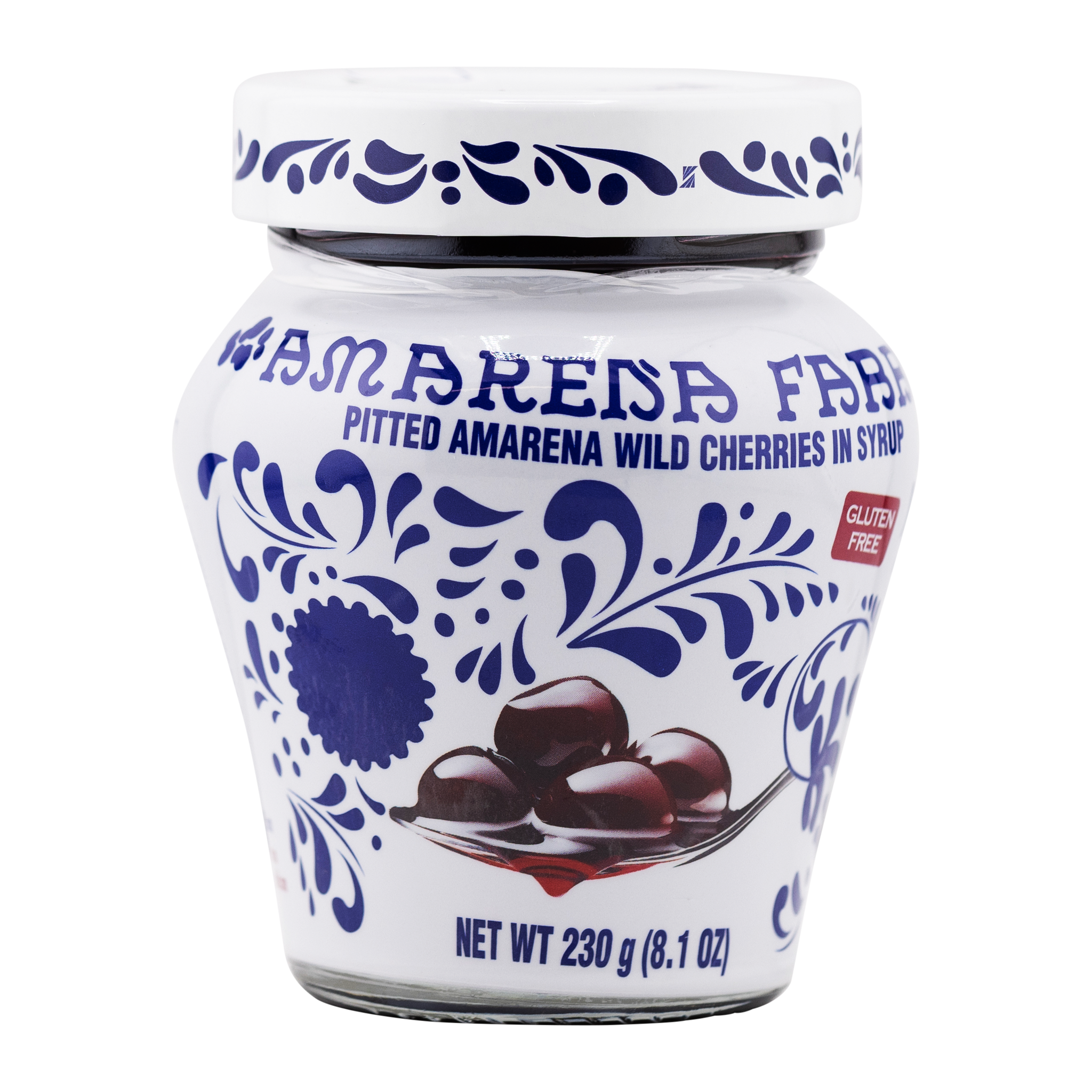 Amarena Cherries in Ceramic Jar – Fabbri | Gourmail – Ace Endico
