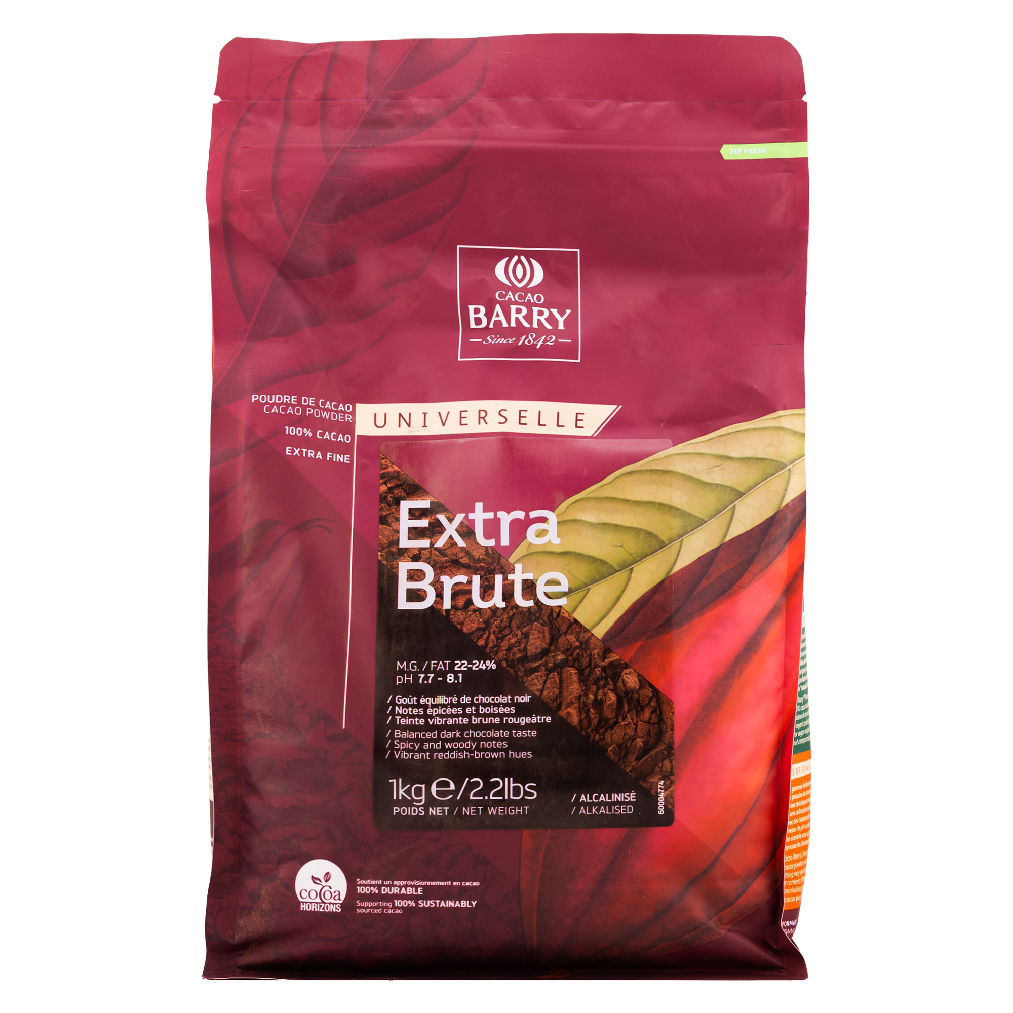 Extra Brute Cocoa Powder – Dutch Process | Gourmail – Ace Endico
