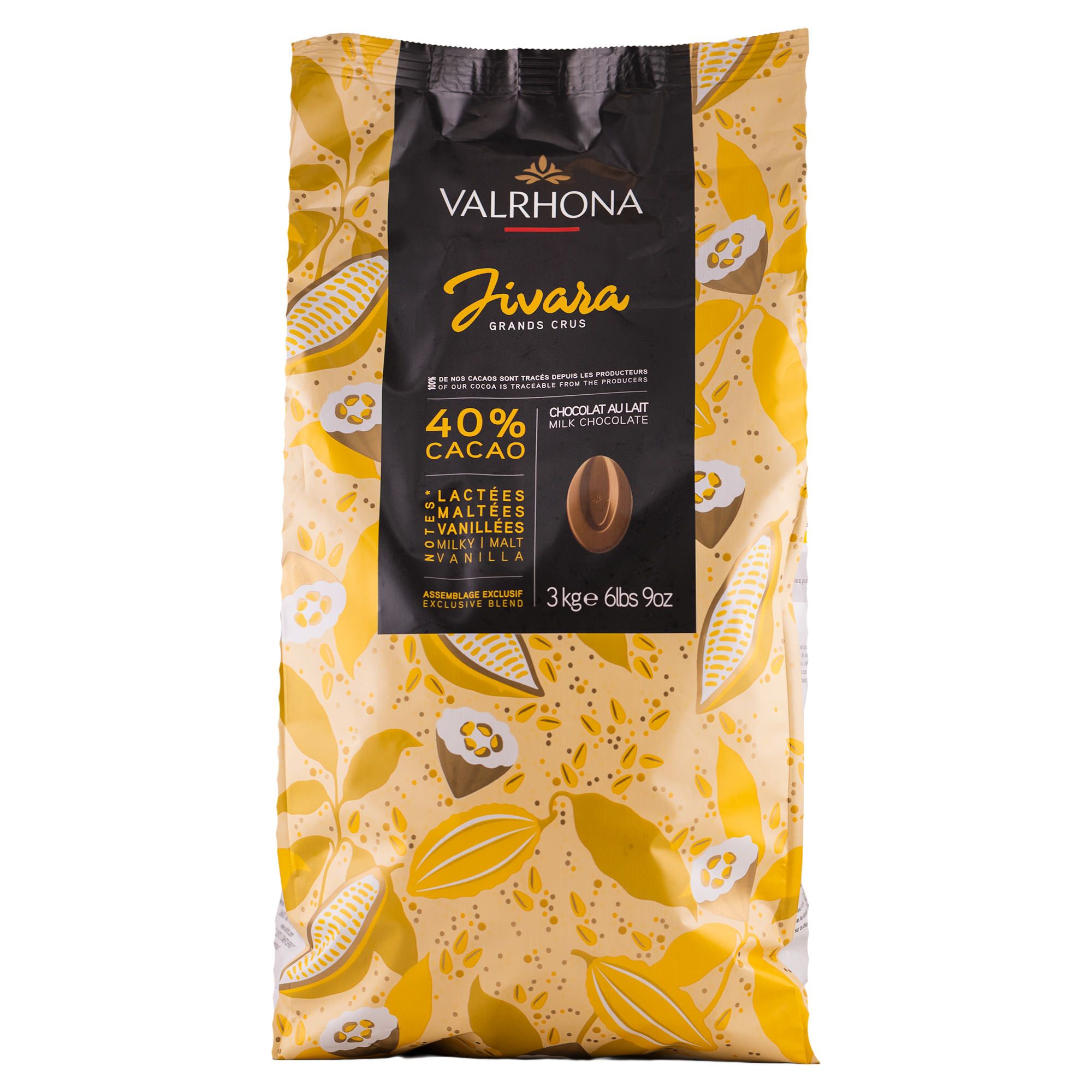 VALRHONA Jivara Lactée 1kg ミルクチョコ 2kg Valrhona Jivara Lactee