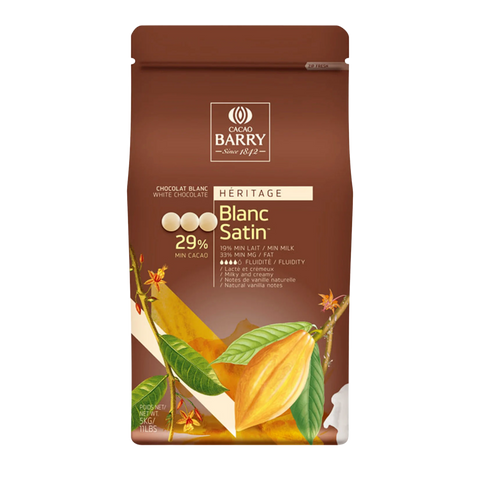 Cacao Barry Blanc Satin 29% White Pistoles