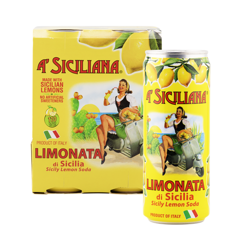 Limonata Italian Lemon Soda 4pk