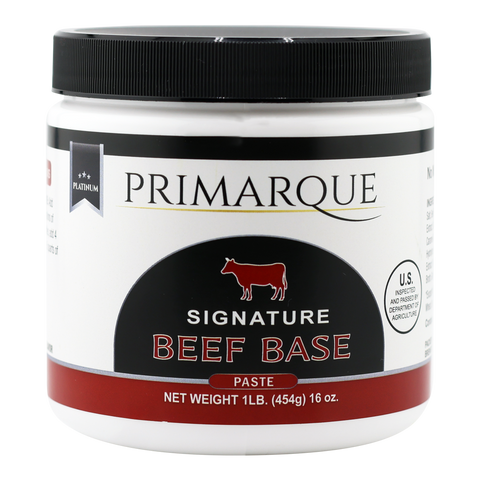 Primarque Signature Beef Base paste container on a white background
