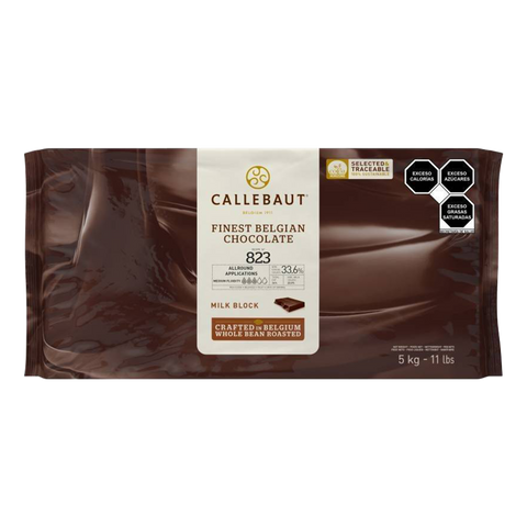 Callebaut chocolate block packaging on a white background