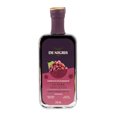 Bottle of De Nigris wine on a white background