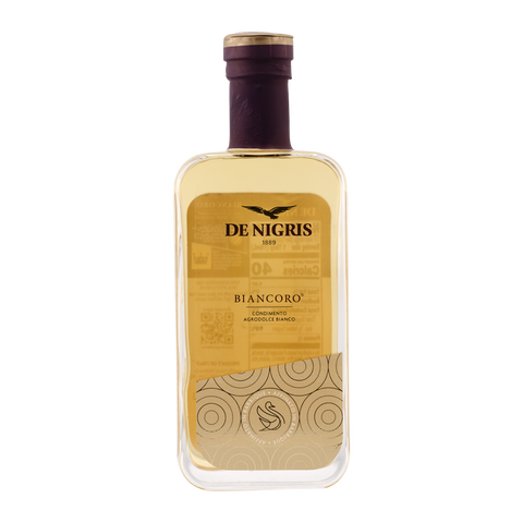 Bottle of De Nigris Biancoro on a white background