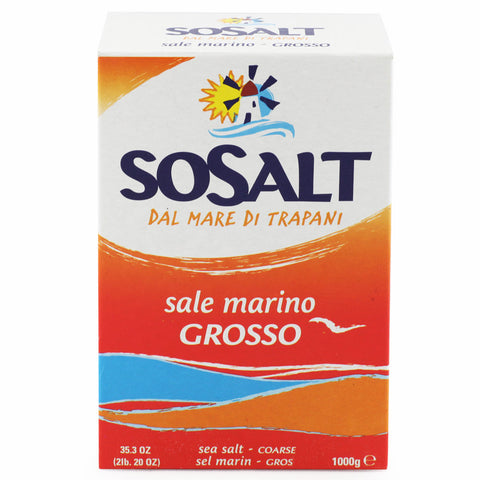 SOSALT sea salt packaging on a white background