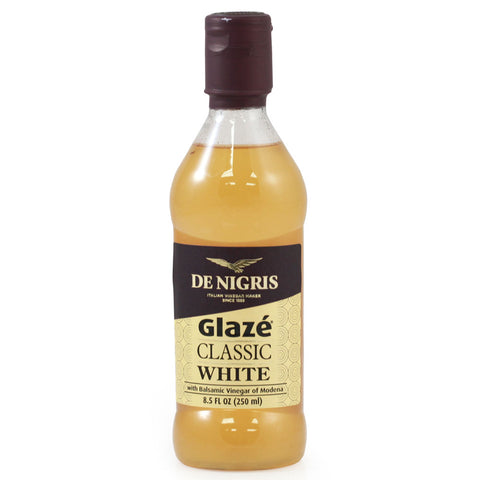Bottle of Denigris Glaze Classic White on a white background